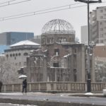 激レア、雪景色な原爆ドーム